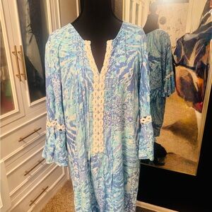 Lilly Pulitzer Blue and White Dress